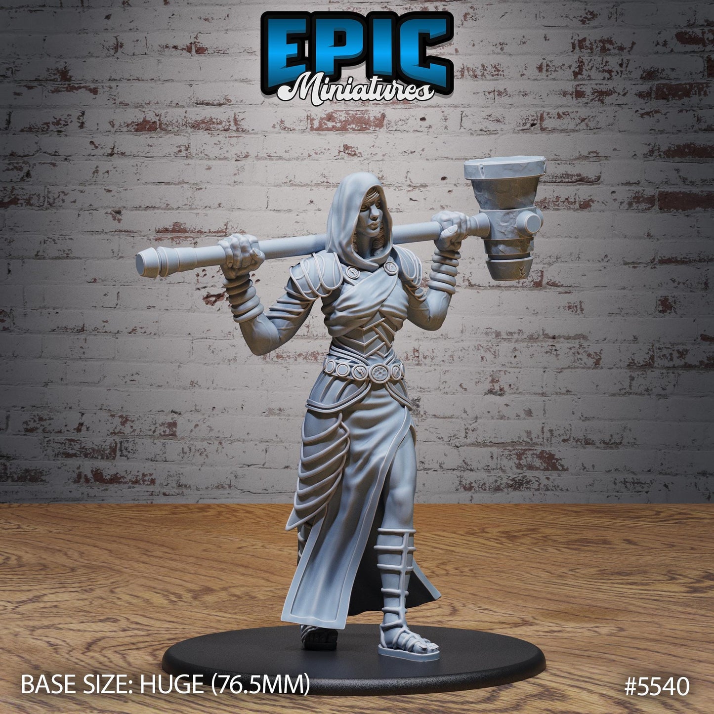 Storm Giantess -  Resin Miniature - Tabletop  miniature - Fantasy Miniature - 32mm - D&D -  Sci-fi Miniature - Rescale