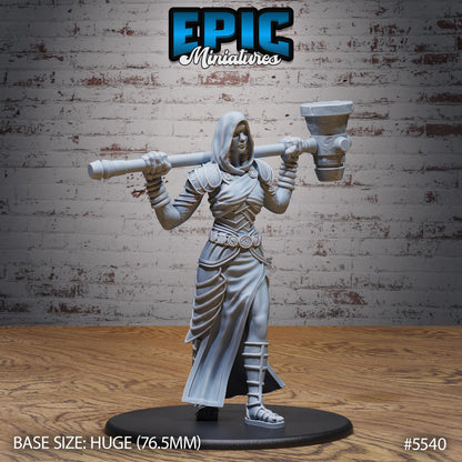 Storm Giantess -  Resin Miniature - Tabletop  miniature - Fantasy Miniature - 32mm - D&D -  Sci-fi Miniature - Rescale