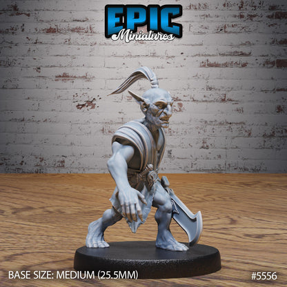 Goblins Rage -  Resin Miniature - Tabletop  miniature - Fantasy Miniature - 32mm - D&D -  Sci-fi Miniature - Rescale