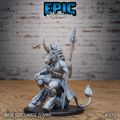 Unicorn Folk - Resin Miniature - Tabletop miniature - Fantasy Miniature - 32mm - D&D - Sci-fi Miniature - Rescale