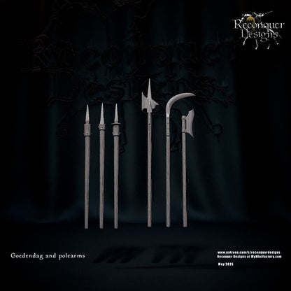 Scottish Pikeman - Resin Miniature - Tabletop miniature - Medieval Miniature