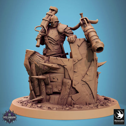 Knights of Valour  - Hollowed -  Resin Miniature - Tabletop  miniature - Fantasy Miniature - 32mm - D&D -  Sci-fi Miniature - Rescale DnD