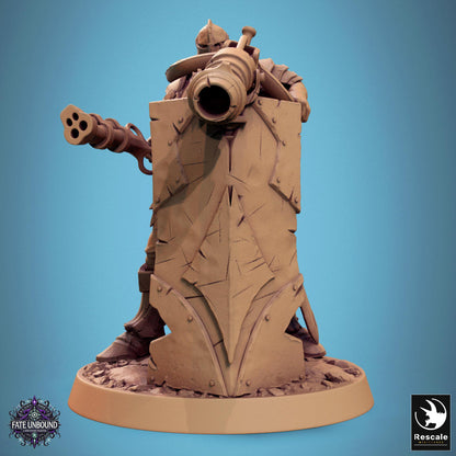 Knights of Valour - Hollowed - Resin Miniature - Tabletop miniature - Fantasy Miniature - 32mm - D&D - Sci-fi Miniature - Rescale DnD