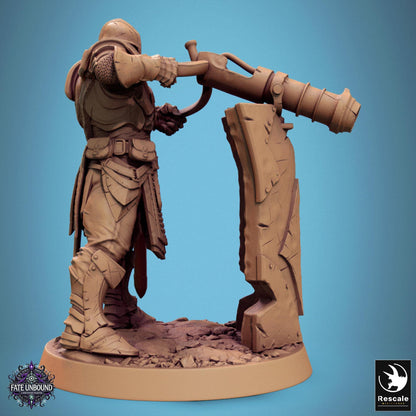 Knights of Valour  - Hollowed -  Resin Miniature - Tabletop  miniature - Fantasy Miniature - 32mm - D&D -  Sci-fi Miniature - Rescale DnD