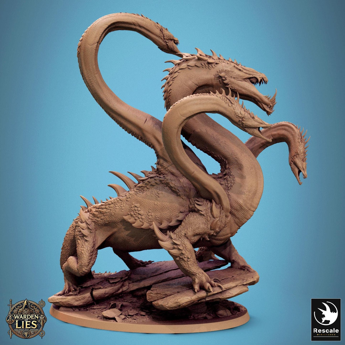 Nox Hydra - Hollowed - Resin Miniature - Tabletop miniature - Fantasy Miniature - 32mm - D&D - Sci-fi Miniature - DnD