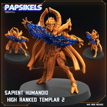 Sapient Humanoid Templars - Resin Miniature - Tabletop miniature - Fantasy Miniature - 32mm - D&D - Sci-fi Miniature- Papsikel