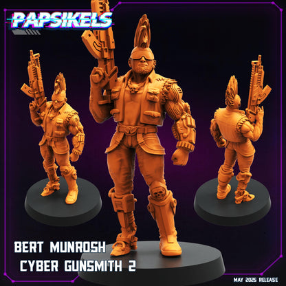 Bert Munrosh - Resin Miniature - Tabletop miniature - Fantasy Miniature - 32mm - D&D - Sci-fi Miniature- Papsikel