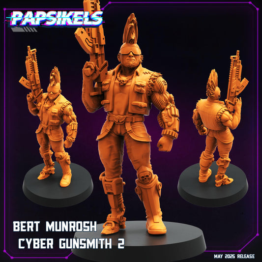 Bert Munrosh - Resin Miniature - Tabletop miniature - Fantasy Miniature - 32mm - D&D - Sci-fi Miniature- Papsikel
