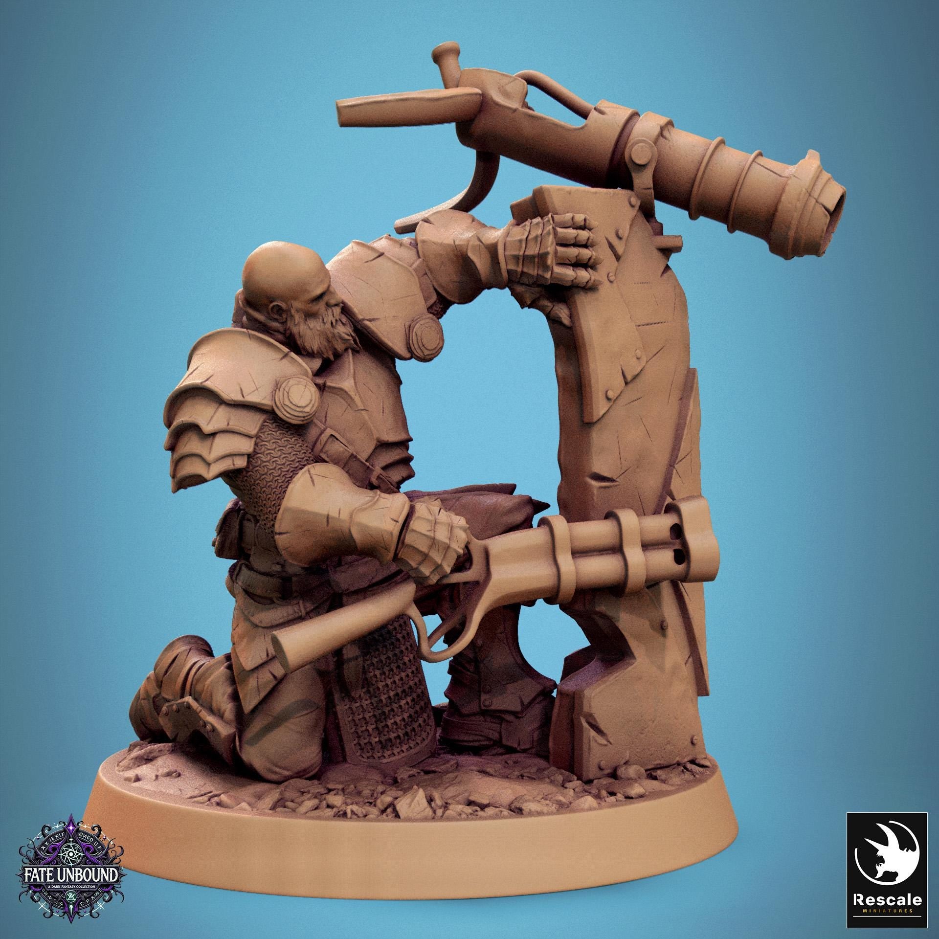 Knights of Valour - Hollowed - Resin Miniature - Tabletop miniature - Fantasy Miniature - 32mm - D&D - Sci-fi Miniature - Rescale DnD