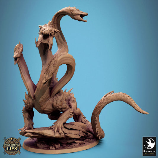 Nox Hydra - Hollowed - Resin Miniature - Tabletop miniature - Fantasy Miniature - 32mm - D&D - Sci-fi Miniature - DnD