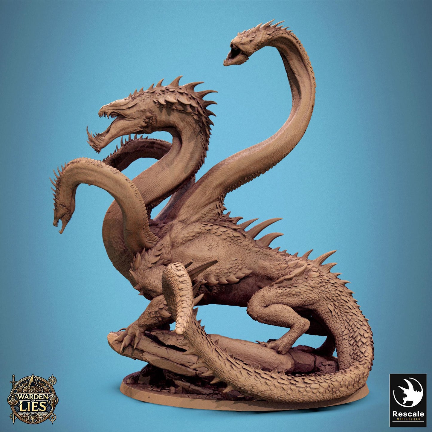 Nox Hydra  - Hollowed -  Resin Miniature - Tabletop  miniature - Fantasy Miniature - 32mm - D&D -  Sci-fi Miniature -  DnD