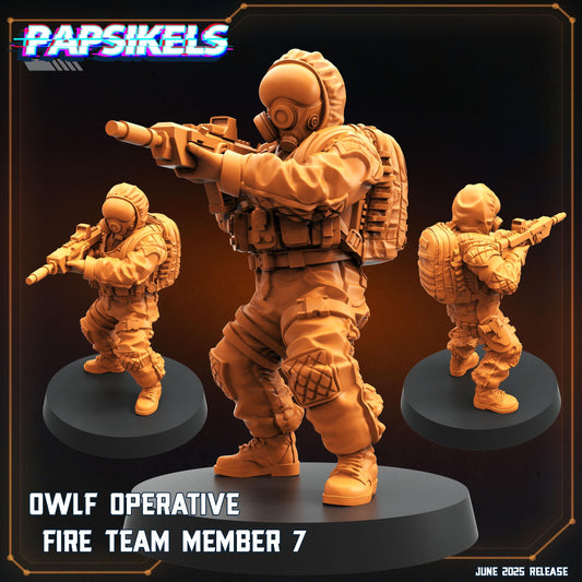 Owlf Operatives - Resin Miniature - Tabletop miniature - Fantasy Miniature - 32mm - D&D - Sci-fi Miniature- Papsikel