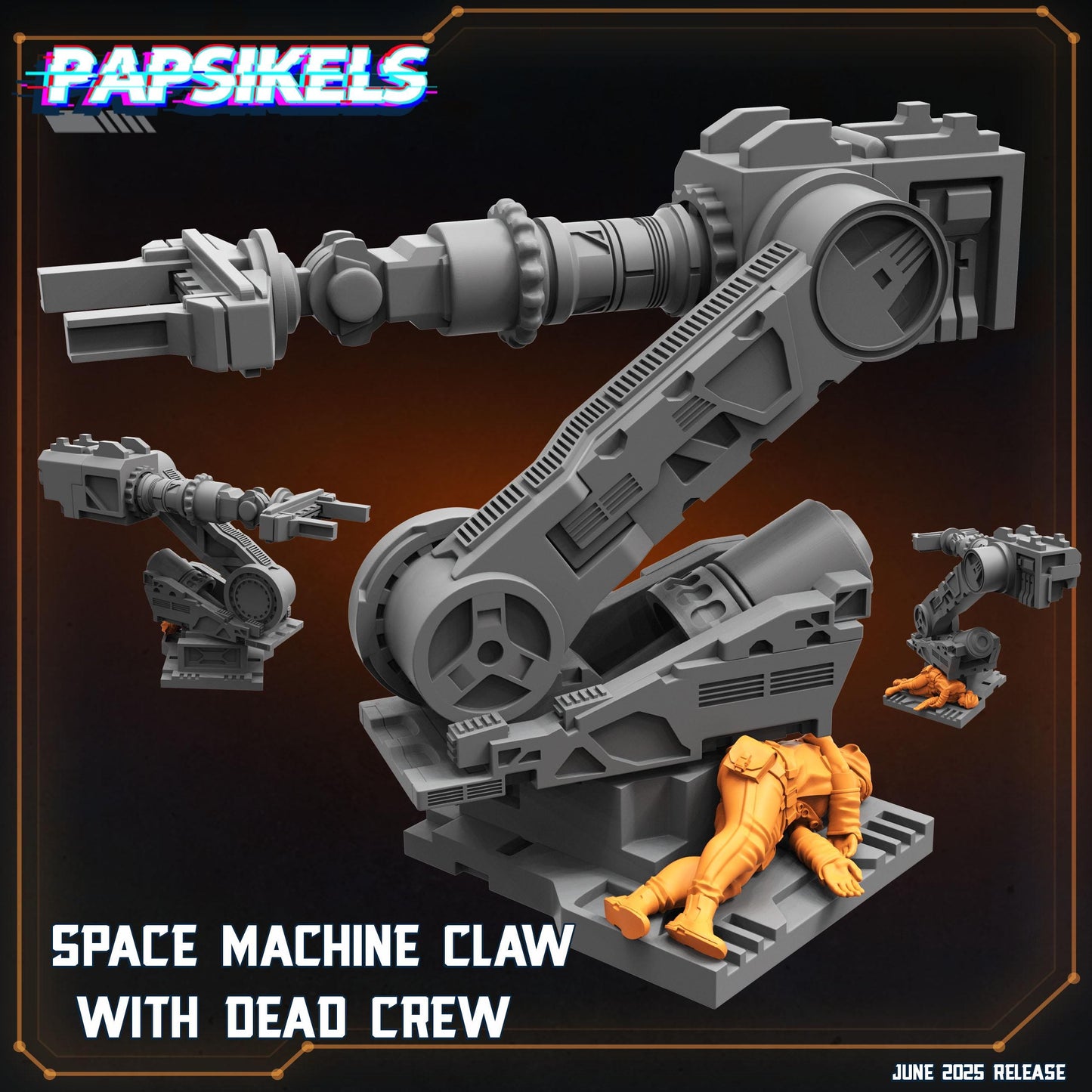 Space Machine - Resin Miniature - Tabletop miniature - Fantasy Miniature - 32mm - D&D - Sci-fi Miniature- Papsikel