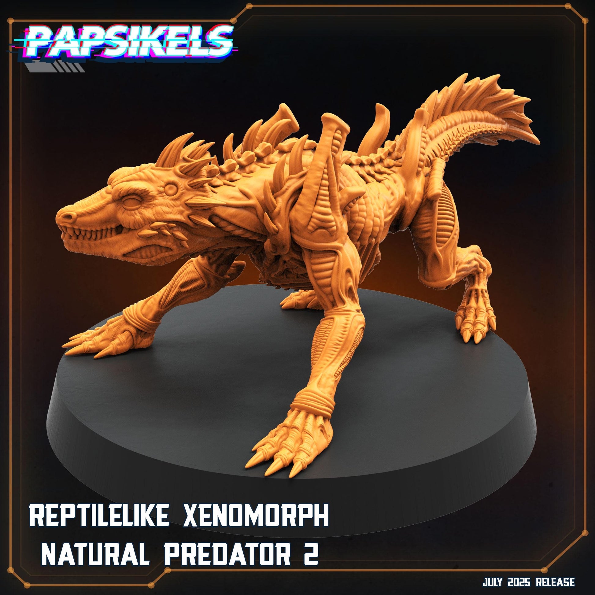 Xenomorph Predators - Resin Miniature - Tabletop miniature - Fantasy Miniature - 32mm - D&D - Sci-fi Miniature - Papsikel