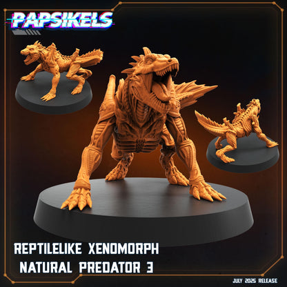 Xenomorph Predators - Resin Miniature - Tabletop miniature - Fantasy Miniature - 32mm - D&D - Sci-fi Miniature - Papsikel