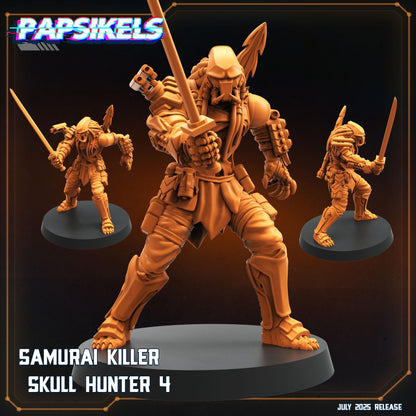 Samurai Killers - Resin Miniature - Tabletop miniature - Fantasy Miniature - 32mm - D&D - Sci-fi Miniature - Papsikel