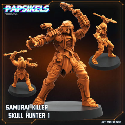 Samurai Killers - Resin Miniature - Tabletop miniature - Fantasy Miniature - 32mm - D&D - Sci-fi Miniature - Papsikel