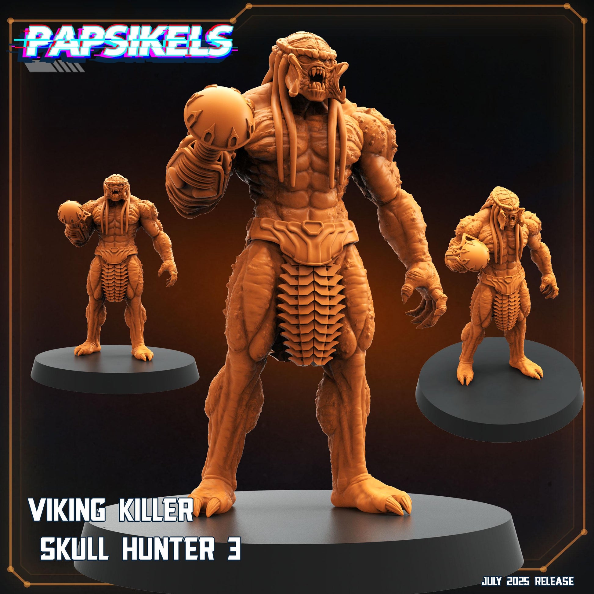 Viking Killers - Resin Miniature - Tabletop miniature - Fantasy Miniature - 32mm - D&D - Sci-fi Miniature - Papsikel