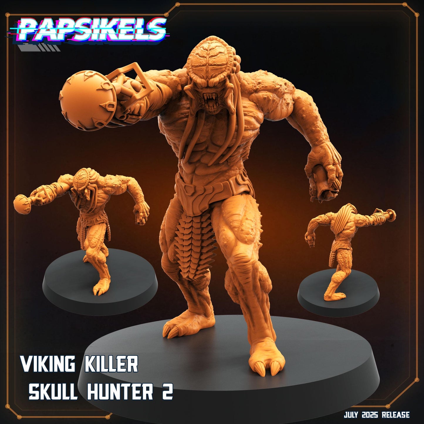 Viking Killers - Resin Miniature - Tabletop miniature - Fantasy Miniature - 32mm - D&D - Sci-fi Miniature - Papsikel