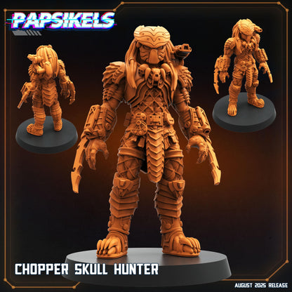 Skull Hunters - Resin Miniature - Tabletop miniature - Fantasy Miniature - 32mm - D&D - Sci-fi Miniature - Papsikel