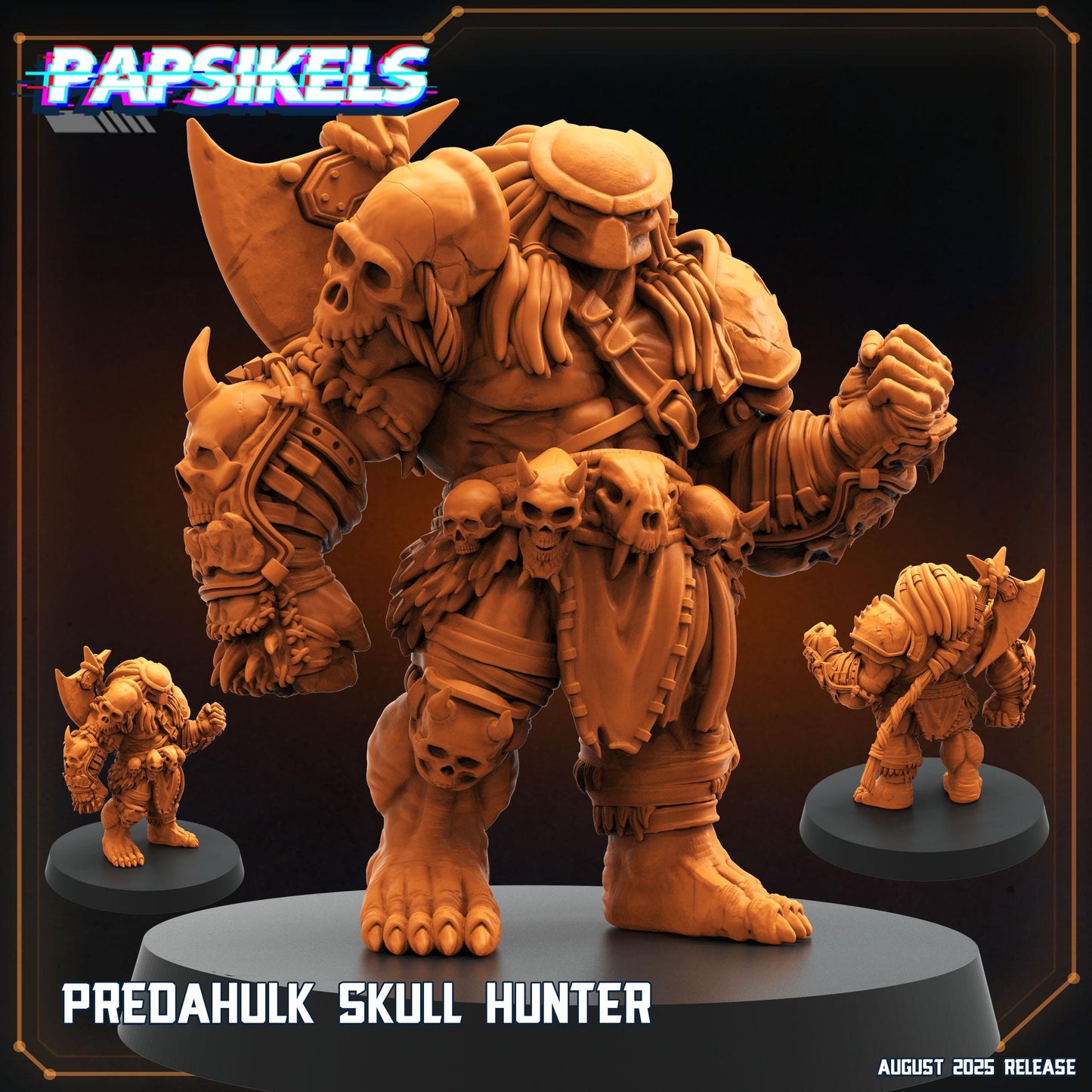 Predahulk - Resin Miniature - Tabletop miniature - Fantasy Miniature - 32mm - D&D - Sci-fi Miniature - Papsikel