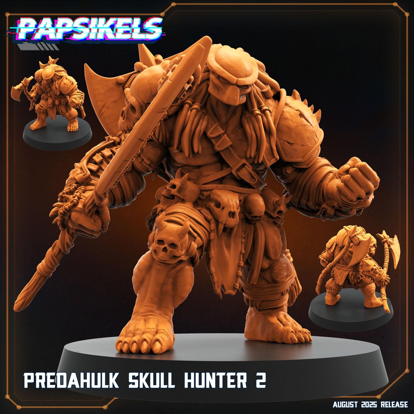 Predahulk - Resin Miniature - Tabletop miniature - Fantasy Miniature - 32mm - D&D - Sci-fi Miniature - Papsikel