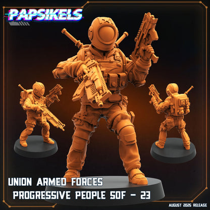 Union Progressive People - Resin Miniature - Tabletop miniature - Fantasy Miniature - 32mm - D&D - Sci-fi Miniature - Papsikel