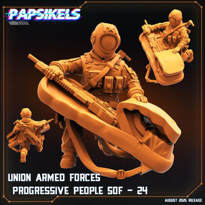 Union Progressive People - Resin Miniature - Tabletop miniature - Fantasy Miniature - 32mm - D&D - Sci-fi Miniature - Papsikel