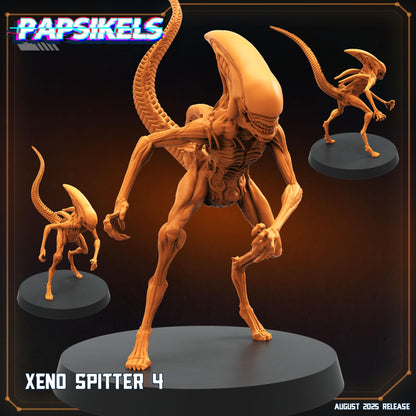 Xeno Spitter - Resin Miniature - Tabletop miniature - Fantasy Miniature - 32mm - D&D - Sci-fi Miniature - Papsikel