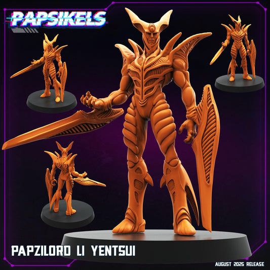 Papsilord LI - Resin Miniature - Tabletop miniature - Fantasy Miniature - 32mm - D&D - Sci-fi Miniature - Papsikel