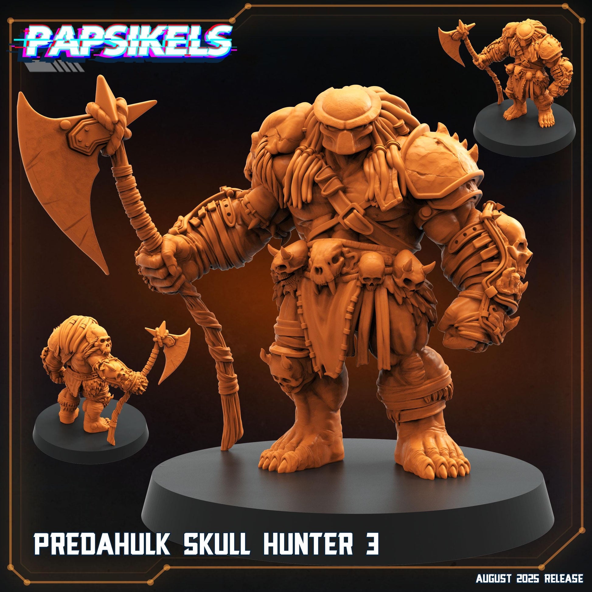 Predahulk - Resin Miniature - Tabletop miniature - Fantasy Miniature - 32mm - D&D - Sci-fi Miniature - Papsikel
