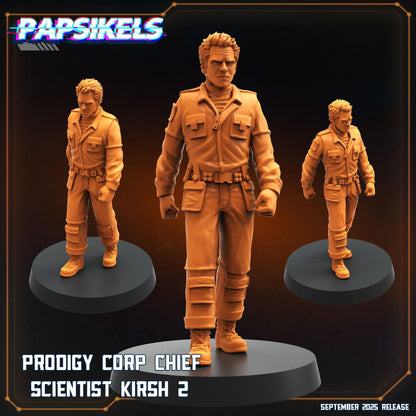 Scientist Kirsh/Wendy - Resin Miniature - Tabletop miniature - Fantasy Miniature - 32mm - D&D - Sci-fi Miniature- Papsikel