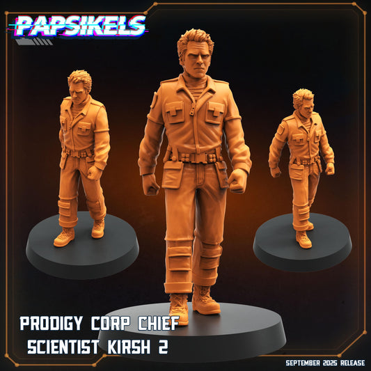 Scientist Kirsh/Wendy - Resin Miniature - Tabletop miniature - Fantasy Miniature - 32mm - D&D - Sci-fi Miniature- Papsikel
