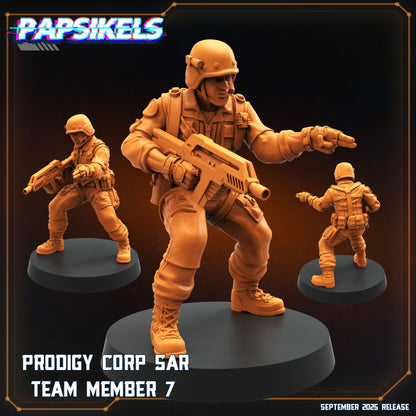 Sar Team - Resin Miniature - Tabletop miniature - Fantasy Miniature - 32mm - D&D - Sci-fi Miniature- Papsikel