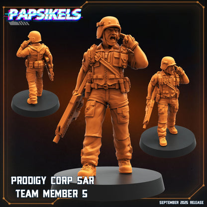 Sar Team - Resin Miniature - Tabletop miniature - Fantasy Miniature - 32mm - D&D - Sci-fi Miniature- Papsikel