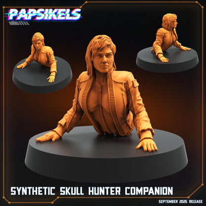 Skull Hunter companion - Resin Miniature - Tabletop miniature - Fantasy Miniature - 32mm - D&D - Sci-fi Miniature- Papsikel