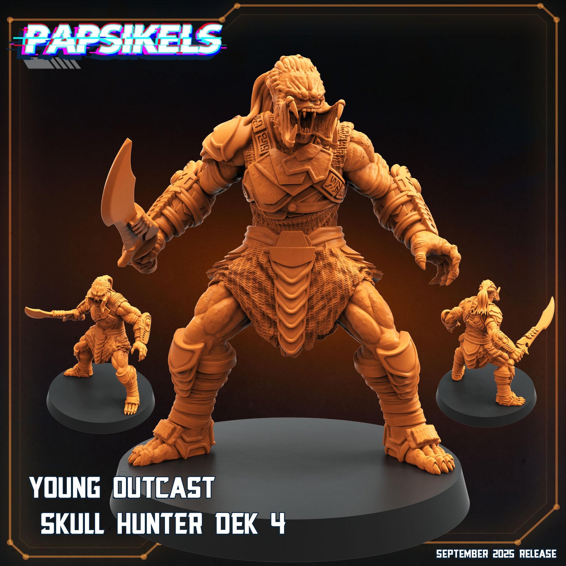 Young Outcast - Resin Miniature - Tabletop miniature - Fantasy Miniature - 32mm - D&D - Sci-fi Miniature- Papsikel