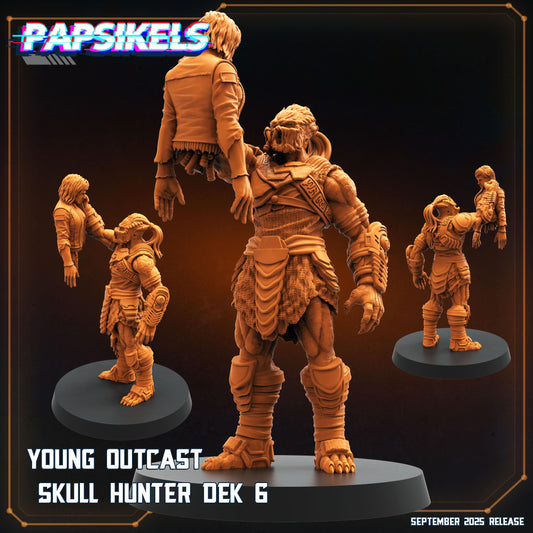 Young Outcast - Resin Miniature - Tabletop miniature - Fantasy Miniature - 32mm - D&D - Sci-fi Miniature- Papsikel