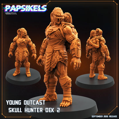 Young Outcast - Resin Miniature - Tabletop miniature - Fantasy Miniature - 32mm - D&D - Sci-fi Miniature- Papsikel