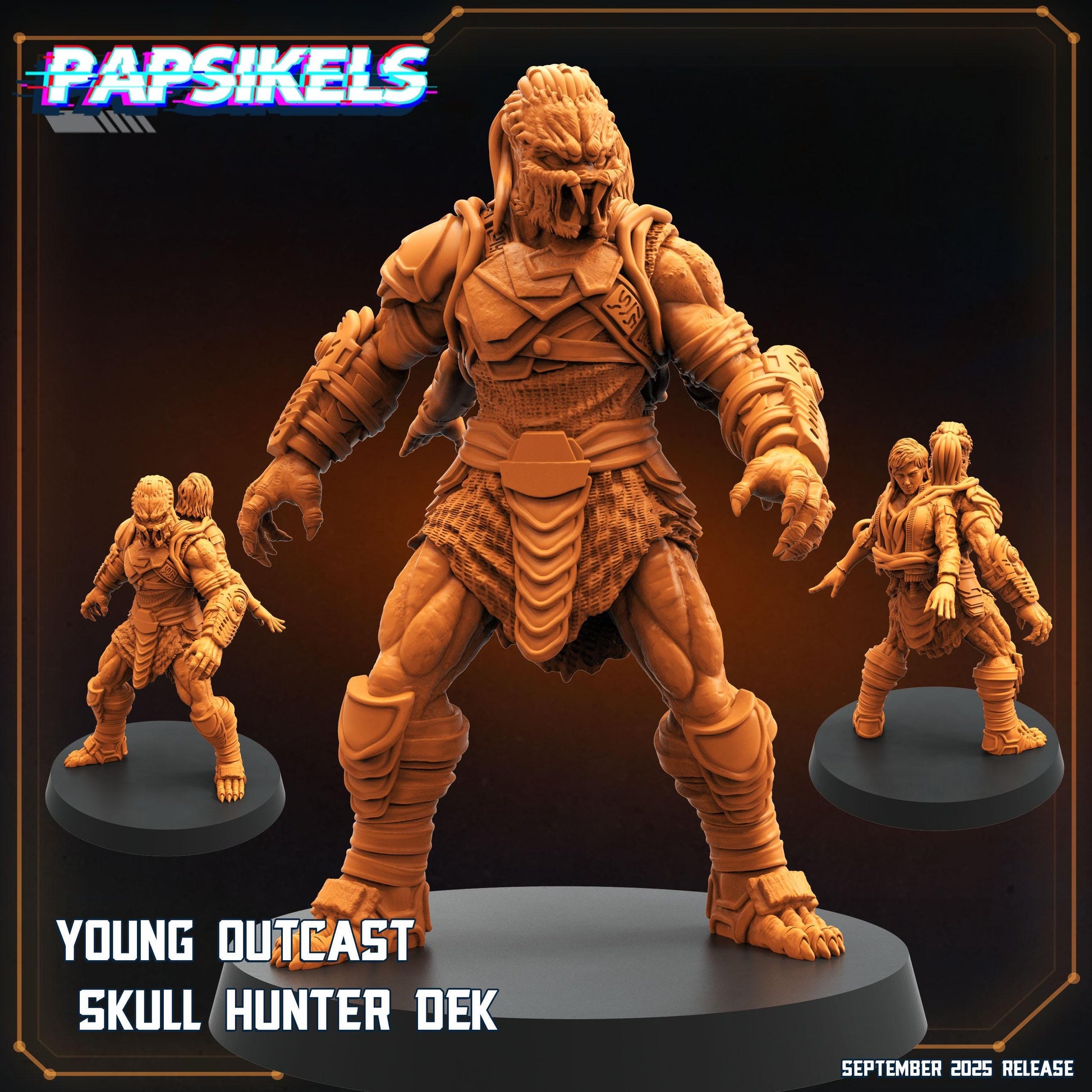 Young Outcast - Resin Miniature - Tabletop miniature - Fantasy Miniature - 32mm - D&D - Sci-fi Miniature- Papsikel