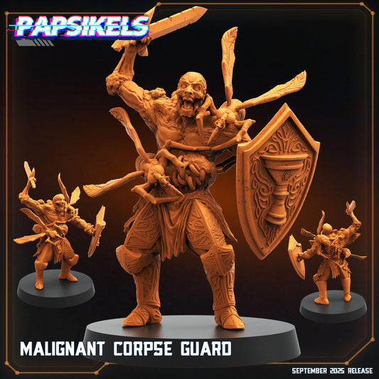 Malignant Guards - Resin Miniature - Tabletop miniature - Fantasy Miniature - 32mm - D&D - Sci-fi Miniature- Papsikel