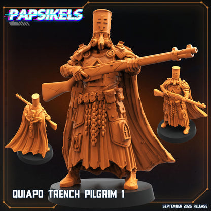 Quiapo Trench - Resin Miniature - Tabletop miniature - Fantasy Miniature - 32mm - D&D - Sci-fi Miniature- Papsikel