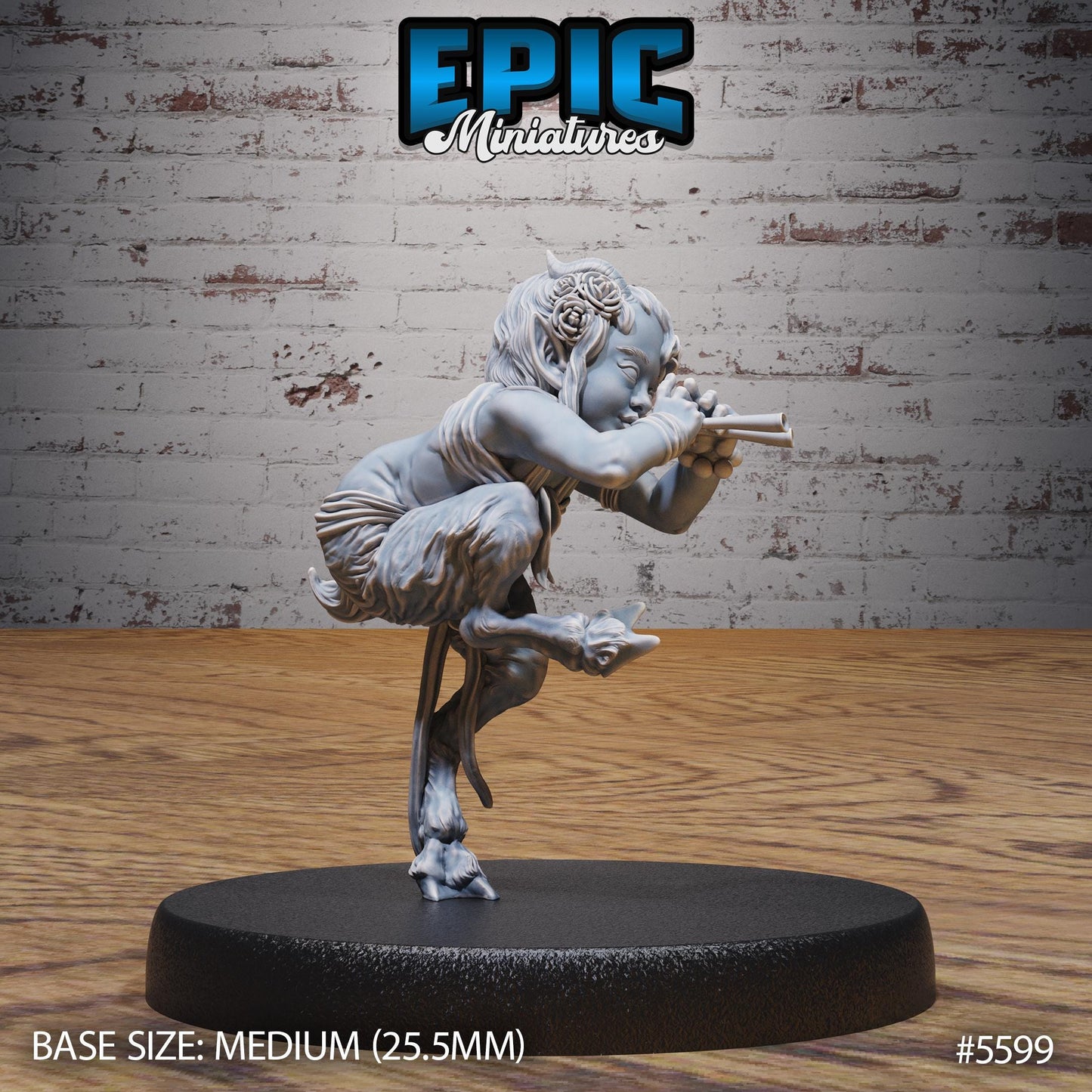 Satyr Child - Resin Miniature - Tabletop miniature - Fantasy Miniature - 32mm - D&D - Sci-fi Miniature