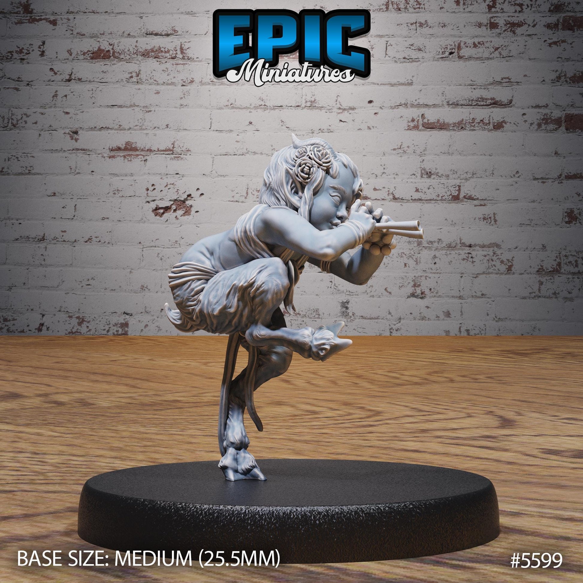 Satyr Child - Resin Miniature - Tabletop miniature - Fantasy Miniature - 32mm - D&D - Sci-fi Miniature