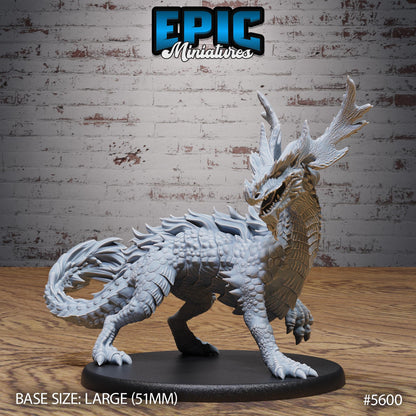 Forest Drake - Resin Miniature - Tabletop miniature - Fantasy Miniature - 32mm - D&D - Sci-fi Miniature