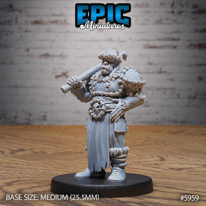 Snow Orcs - Resin Miniature - Tabletop miniature - Fantasy Miniature - 32mm - D&D - Sci-fi Miniature