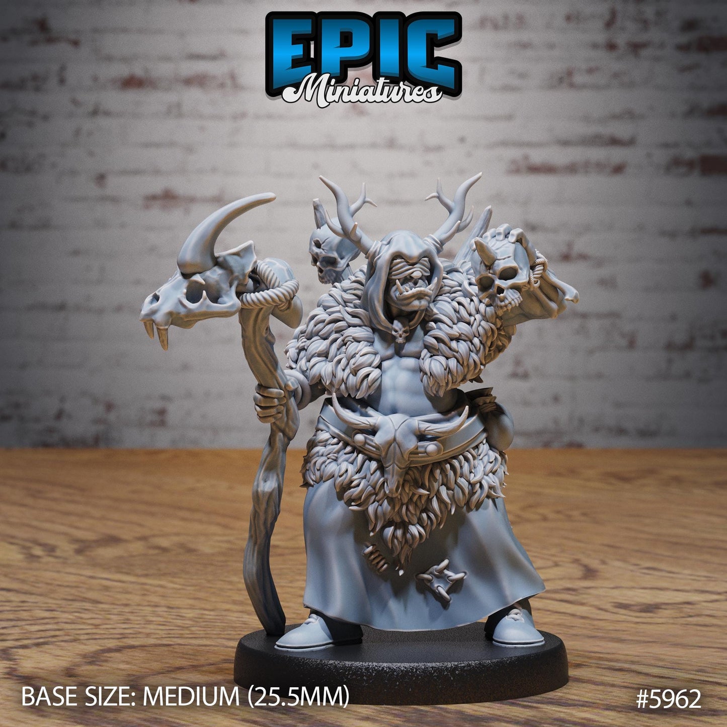 Snow Orcs - Resin Miniature - Tabletop miniature - Fantasy Miniature - 32mm - D&D - Sci-fi Miniature