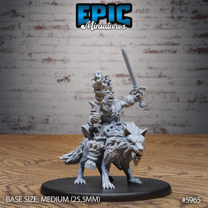 Snow Orcs - Resin Miniature - Tabletop miniature - Fantasy Miniature - 32mm - D&D - Sci-fi Miniature