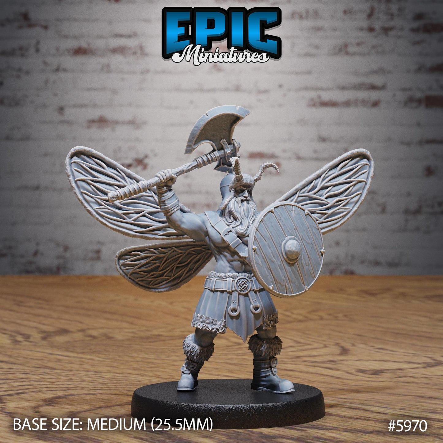 barbarian fairy - Resin Miniature - Tabletop miniature - Fantasy Miniature - 32mm - D&D - Sci-fi Miniature