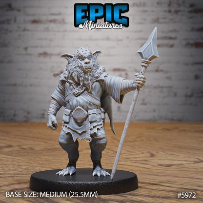 Northern Bugbear - Resin Miniature - Tabletop miniature - Fantasy Miniature - 32mm - D&D - Sci-fi Miniature